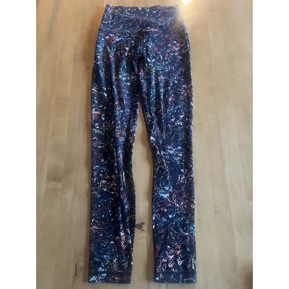 Lululemon Leggings Womens Sz 2 Multicolor Align Pant Floral High Rise Ankle Yoga